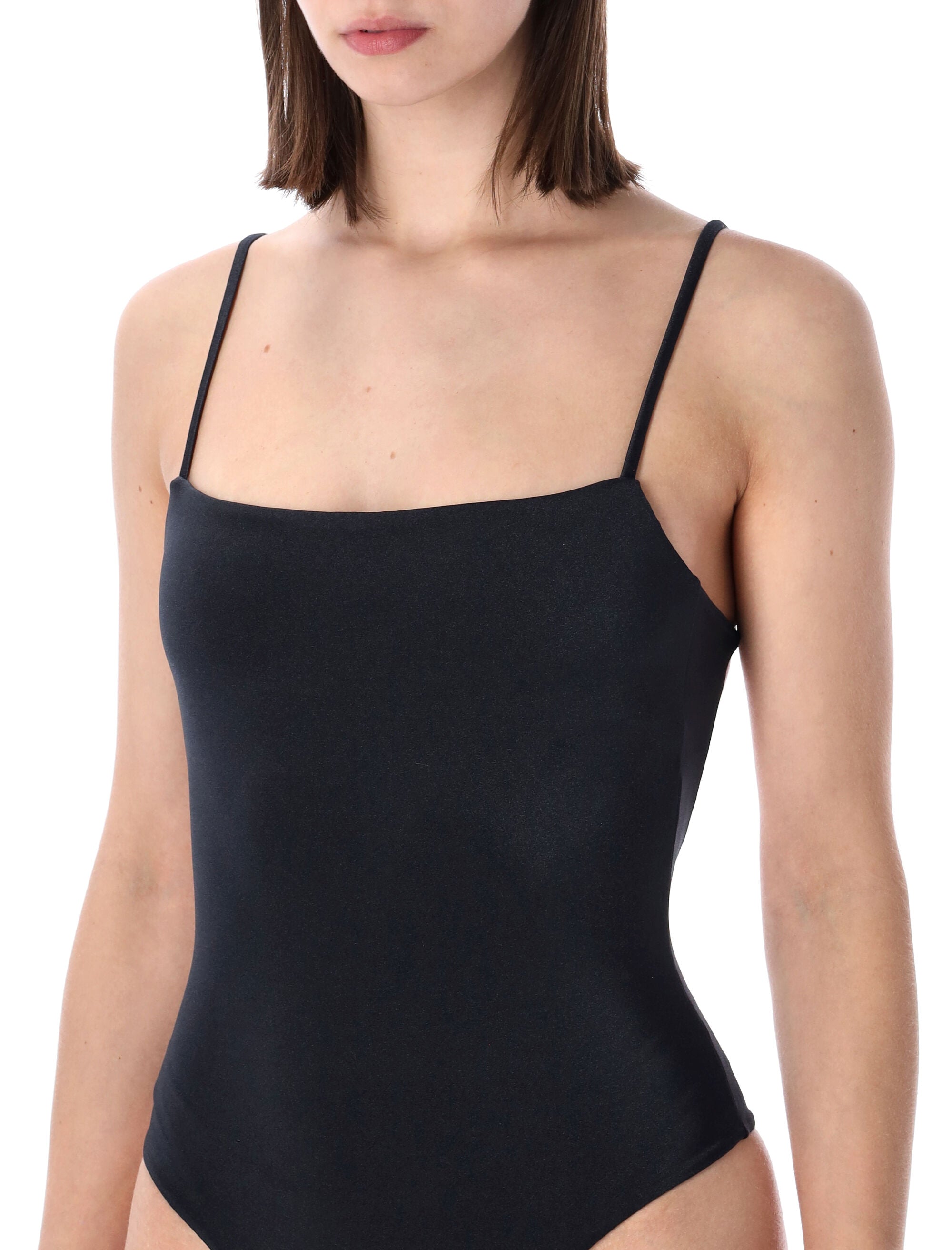 Matinée Elodie Glossy Lycra Swimsuit Black Polyamide Swimwear