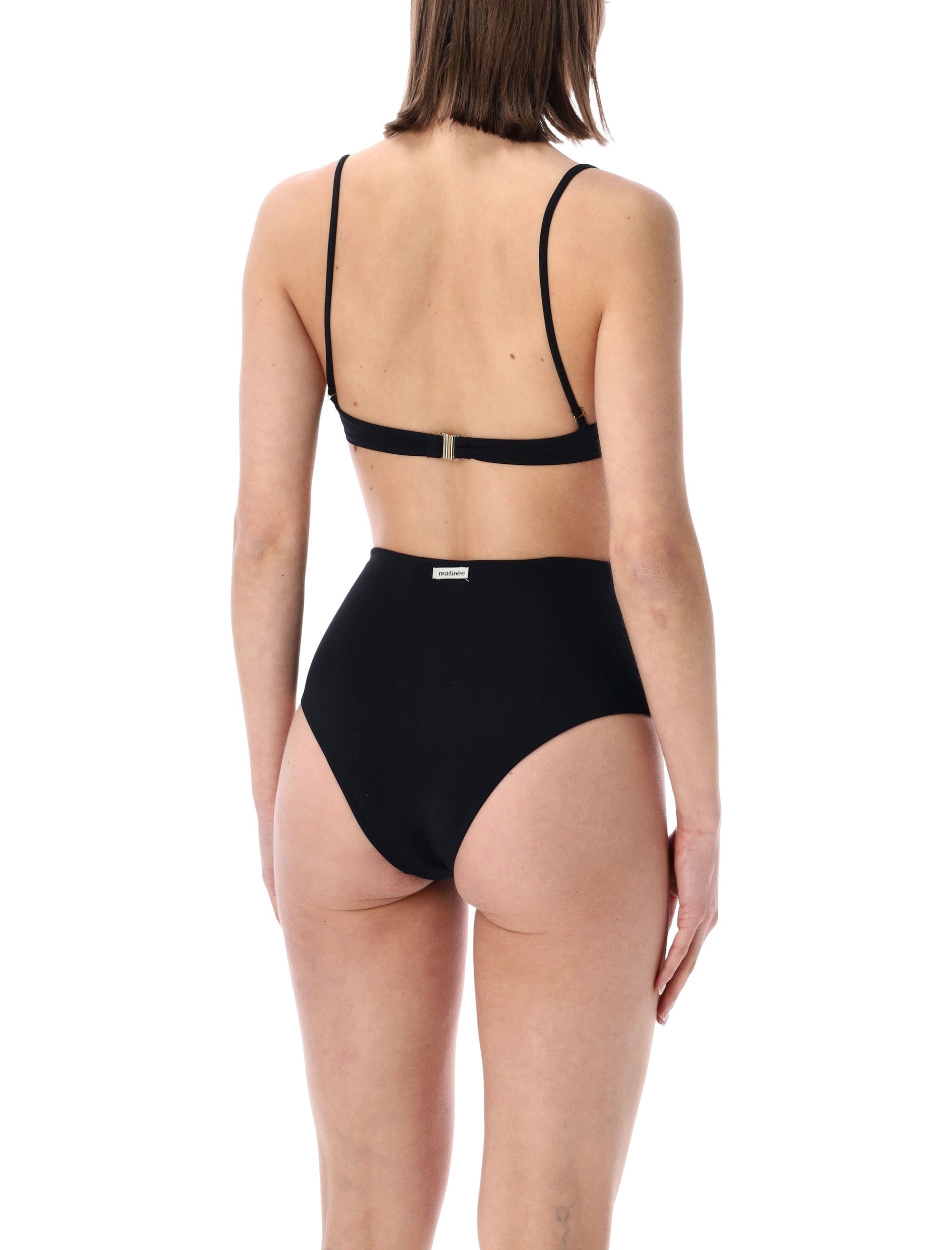 Matinée Jade High-Waist Bikini Brief Black Polyamide Swimwear