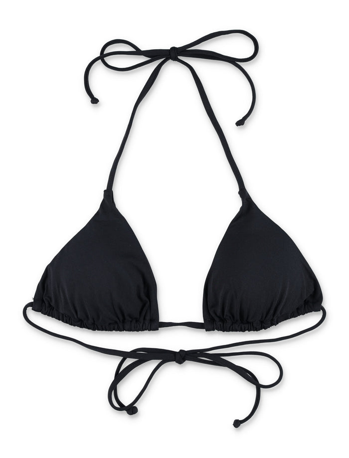 Matinée Kate Triangle Bikini Top Black Polyamide Swimwear
