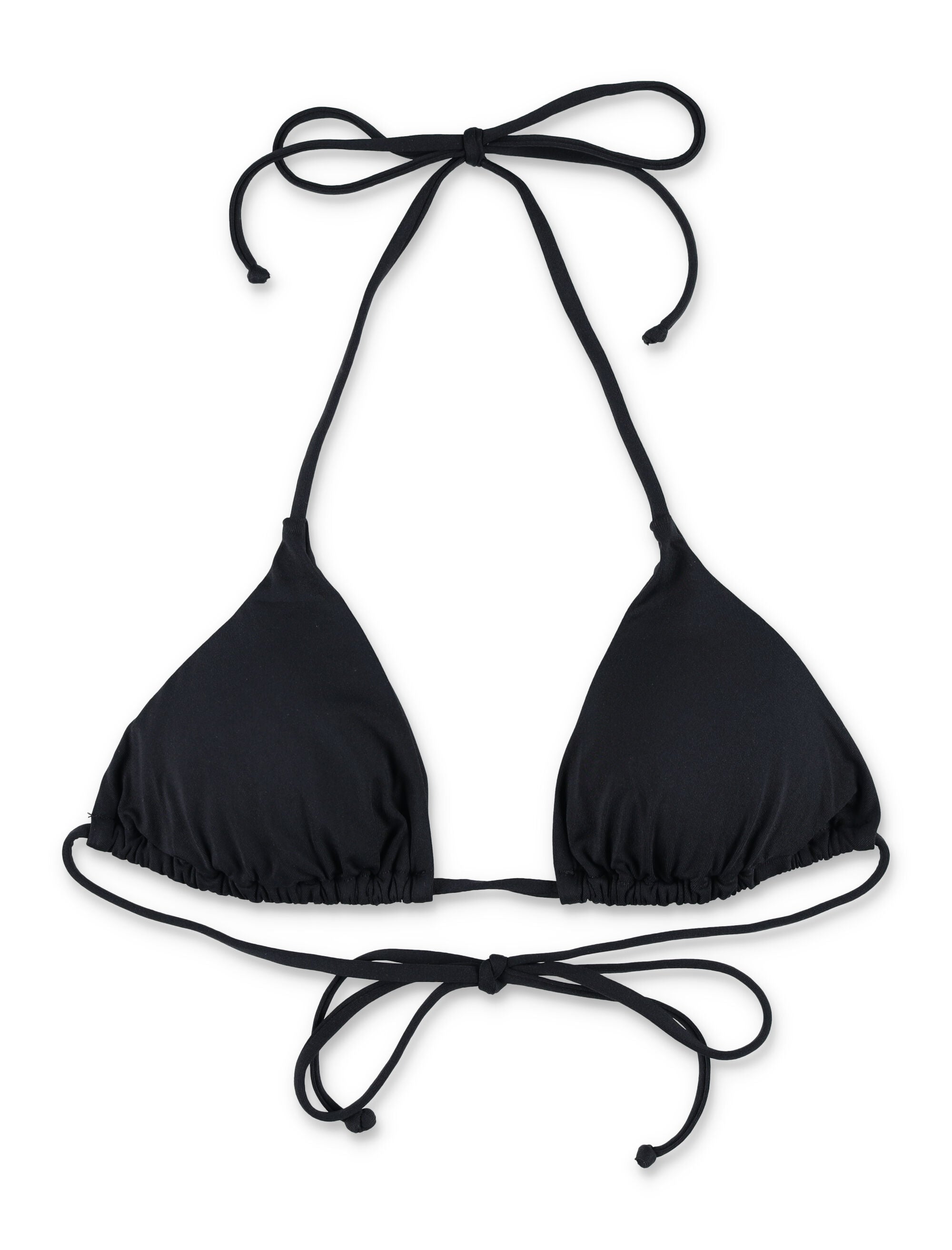 Matinée Kate Triangle Bikini Top Black Polyamide Swimwear
