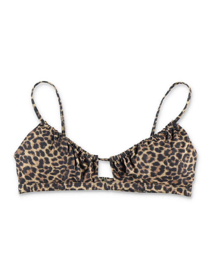 Matinée Olivia Leopard Print Bikini Top Polyester Swimwear