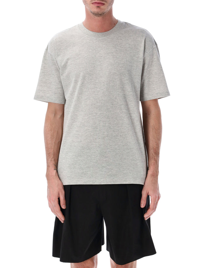 Saint Laurent piqué Cassandre t-shirt Gris Chine Cotton Tshirt