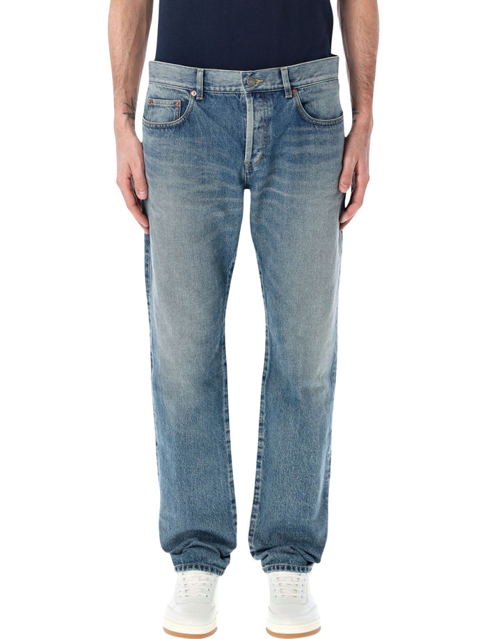 Saint Laurent relaxed slim jeans Indigo Ocean Cotton