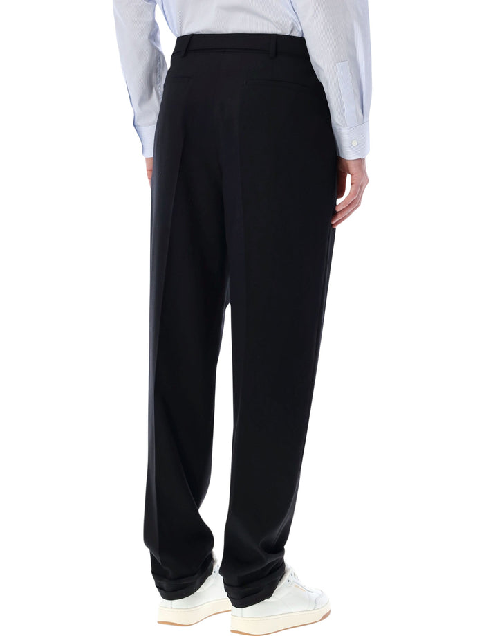 Saint Laurent wool gabardine tailored trousers Black Pant