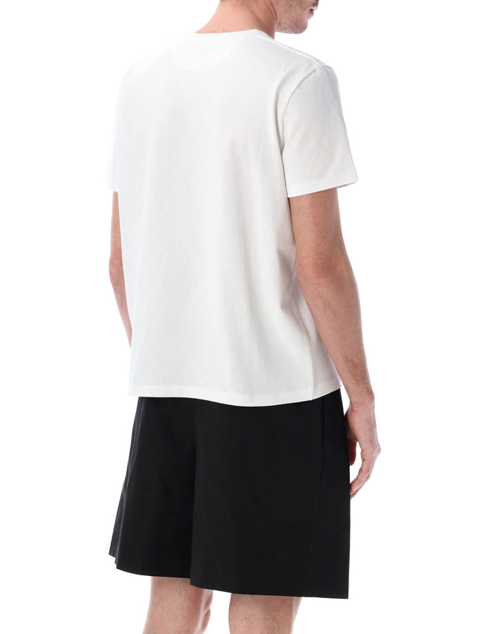 Saint Laurent t-shirt with back logo White Cotton Tshirt