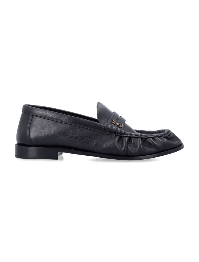 Saint Laurent Cassandre Loafers Black Upper