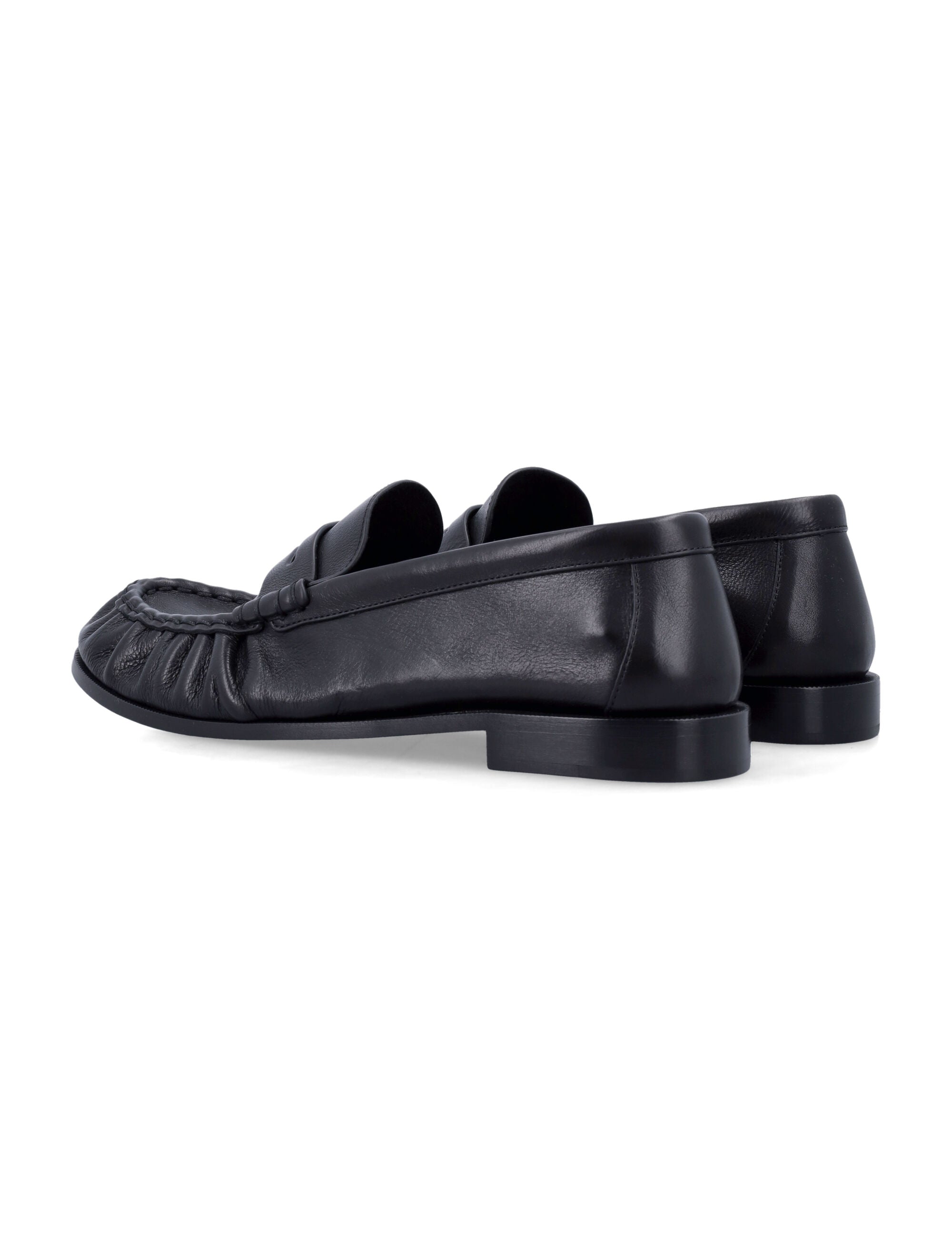 Saint Laurent Cassandre Loafers Black Upper