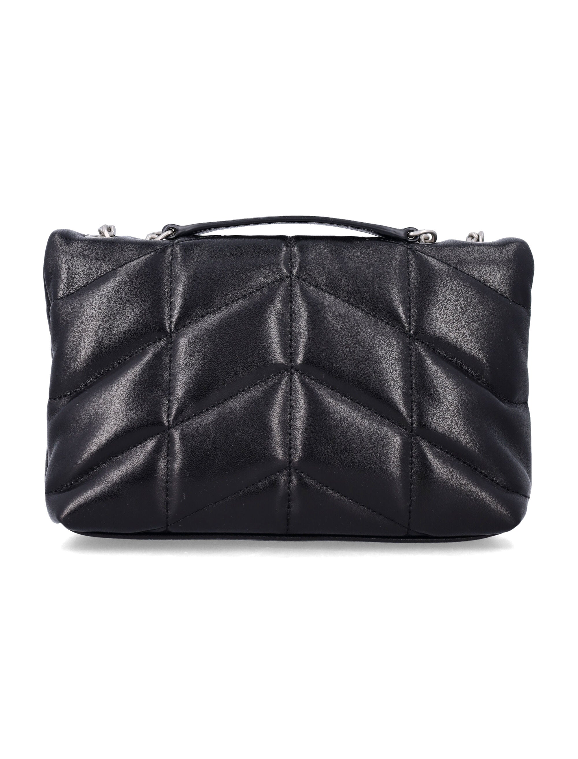 Saint Laurent Toy puffer bag Black Lamb Leather Shoulder