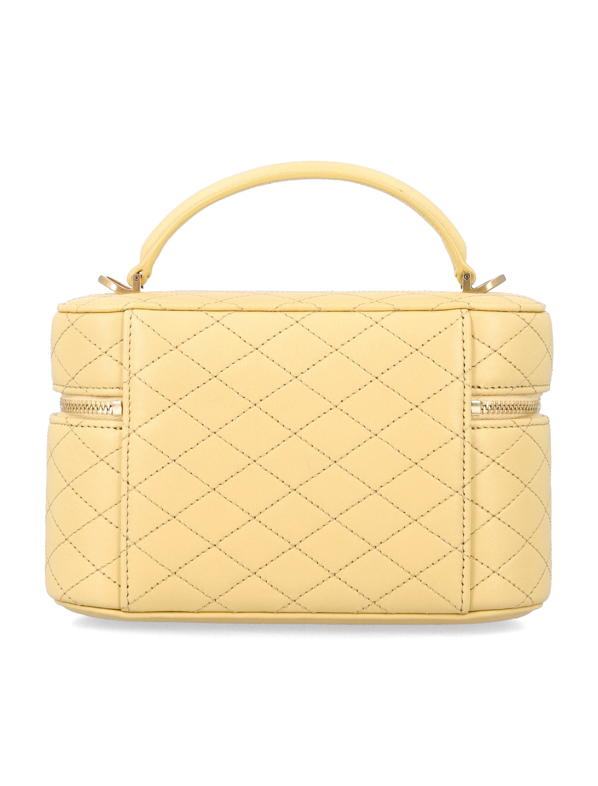 Saint Laurent Gaby vanity bag Soft Lemon Lambskin Shoulder