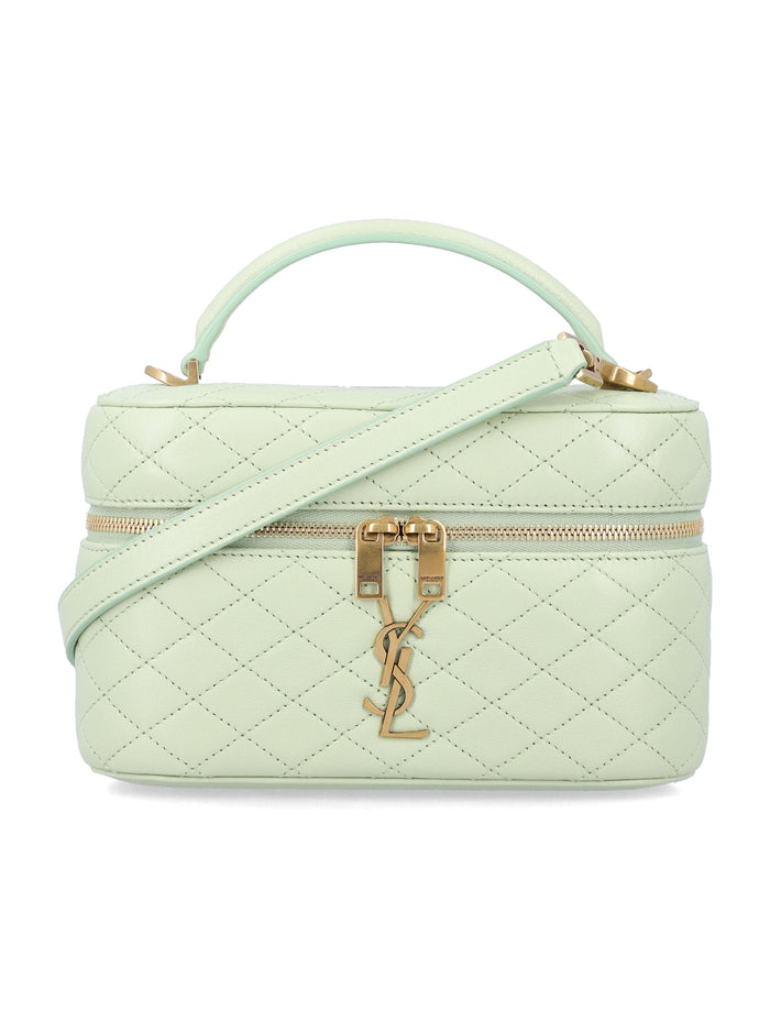 Saint Laurent Gaby vanity bag Misty Jade Lambskin Shoulder