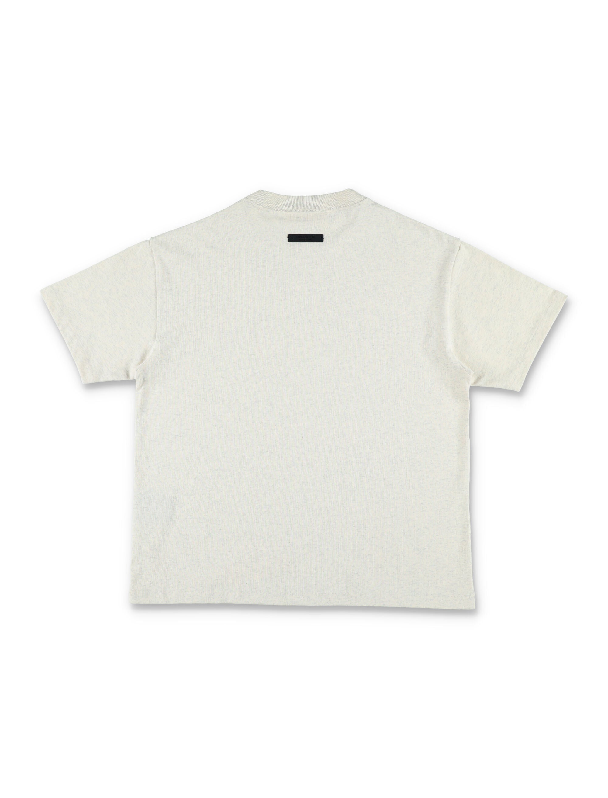 Essentials Fear Of Gods Kids Classic Logo T-Shirt Oatmeal Heather Cotton