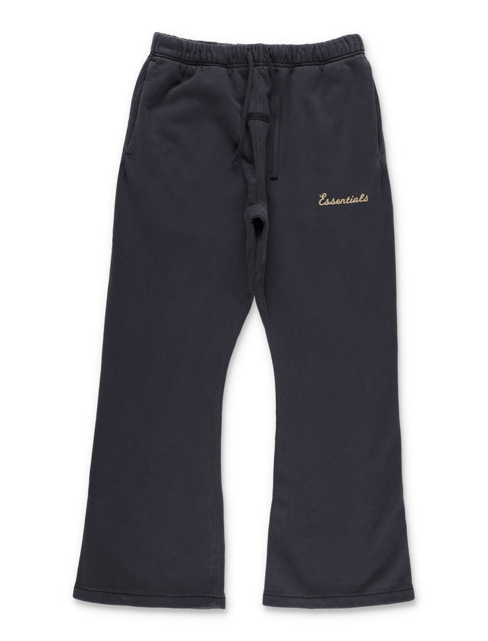 Essentials Fear Of God Kids Flare Sweatpants Faded Black Cotton