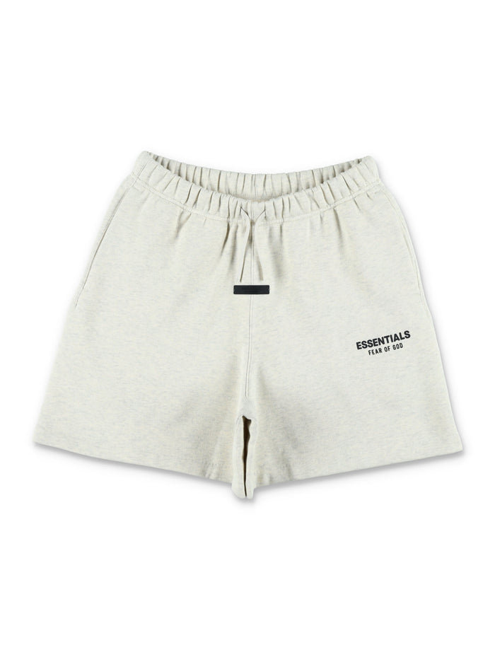 Essentials Fear Of God Kids Classic Sweatshorts Oatmeal Heather Cotton Short
