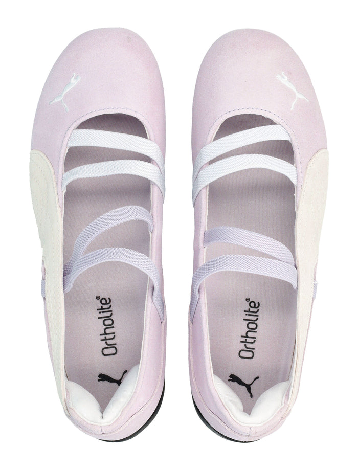 PUMA Speedcat Ballet suede kids sneakers Rose/white Upper