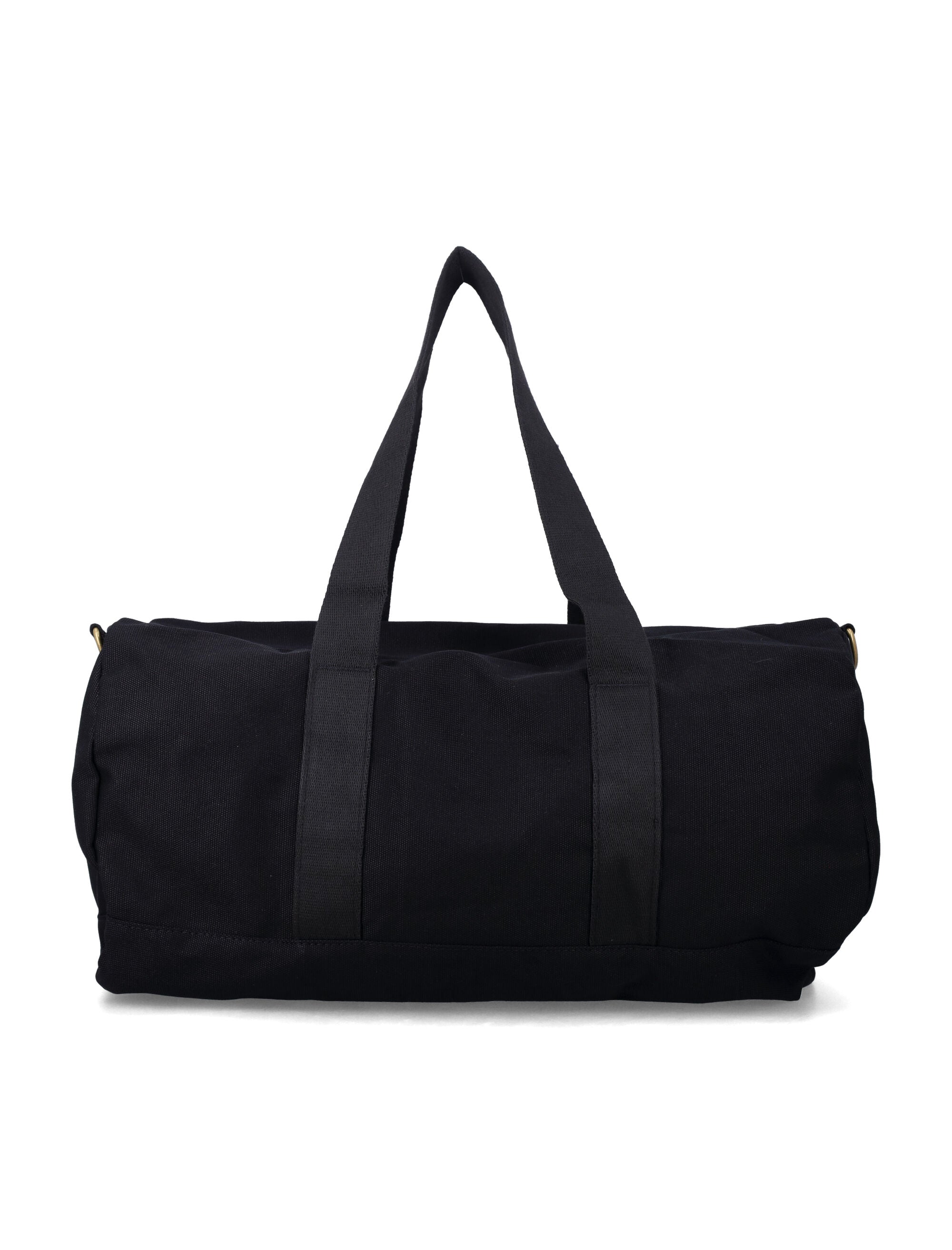 Polo Ralph Lauren Kids Pony Logo Duffle Bag Black Outer Shoulder