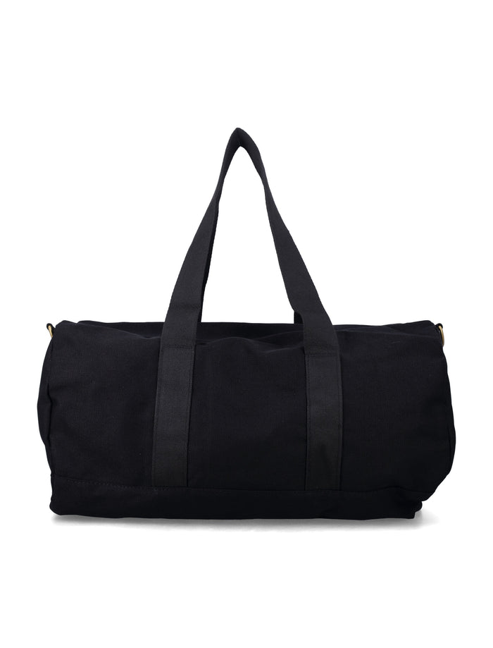 Polo Ralph Lauren Kids Pony Logo Duffle Bag Black Outer Shoulder