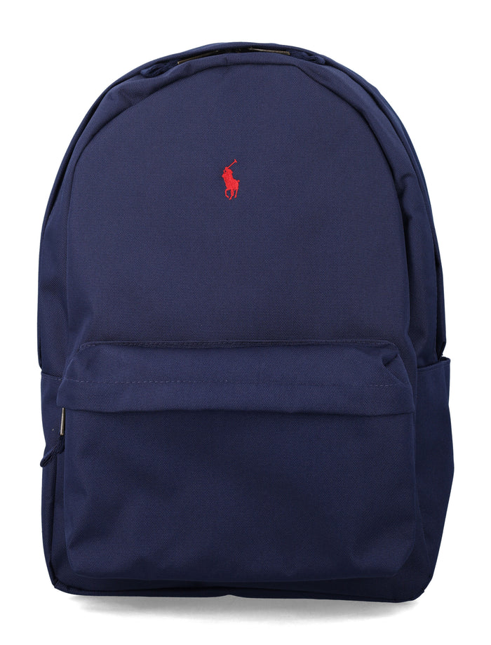 Polo Ralph Lauren Big Pony Embroidered Backpack Navy Polyester