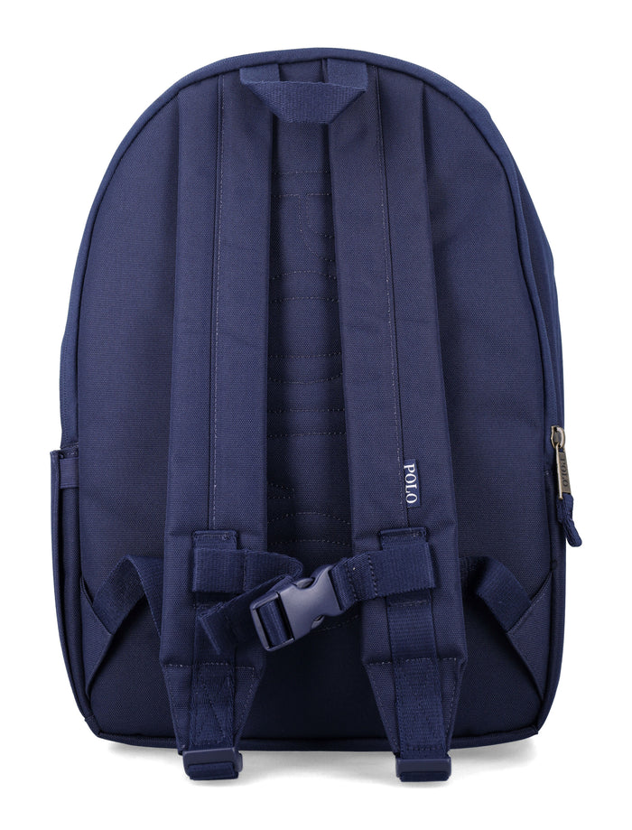 Polo Ralph Lauren Big Pony Embroidered Backpack Navy Polyester
