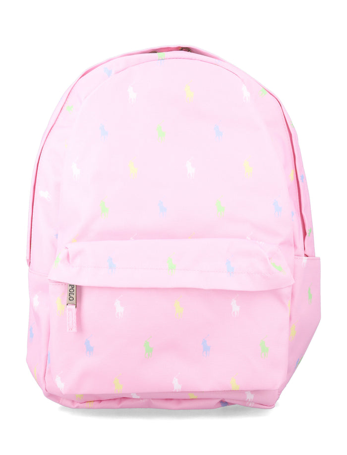 Polo Ralph Lauren Kids Backpack Pink Polyester