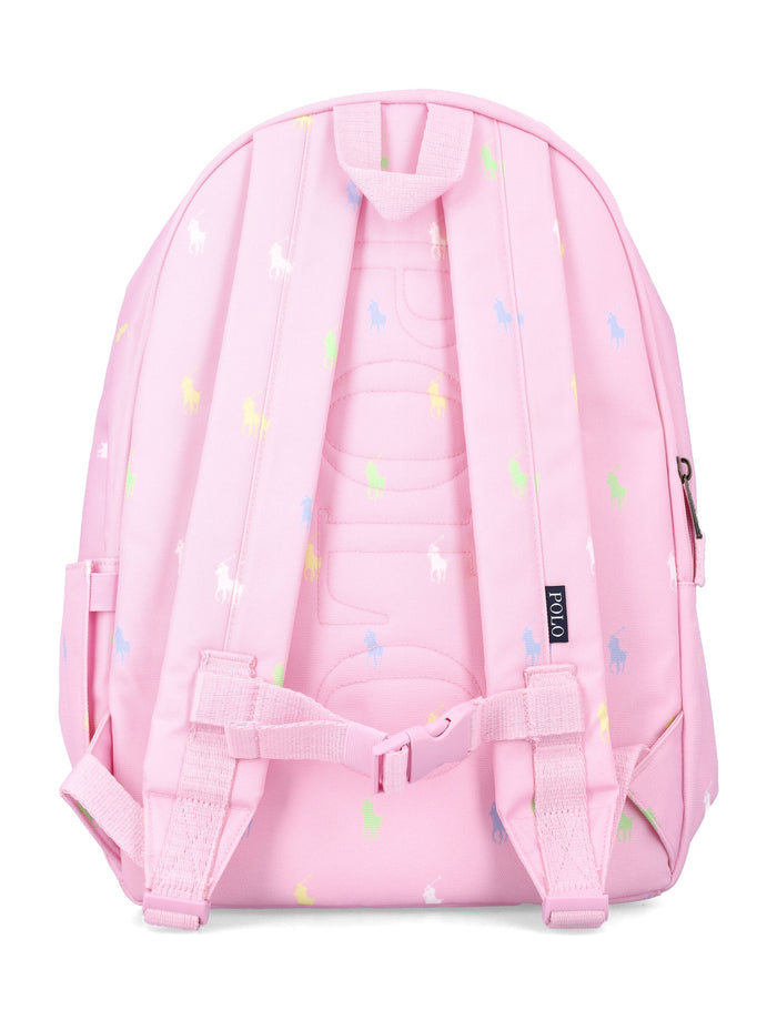 Polo Ralph Lauren Kids Backpack Pink Polyester