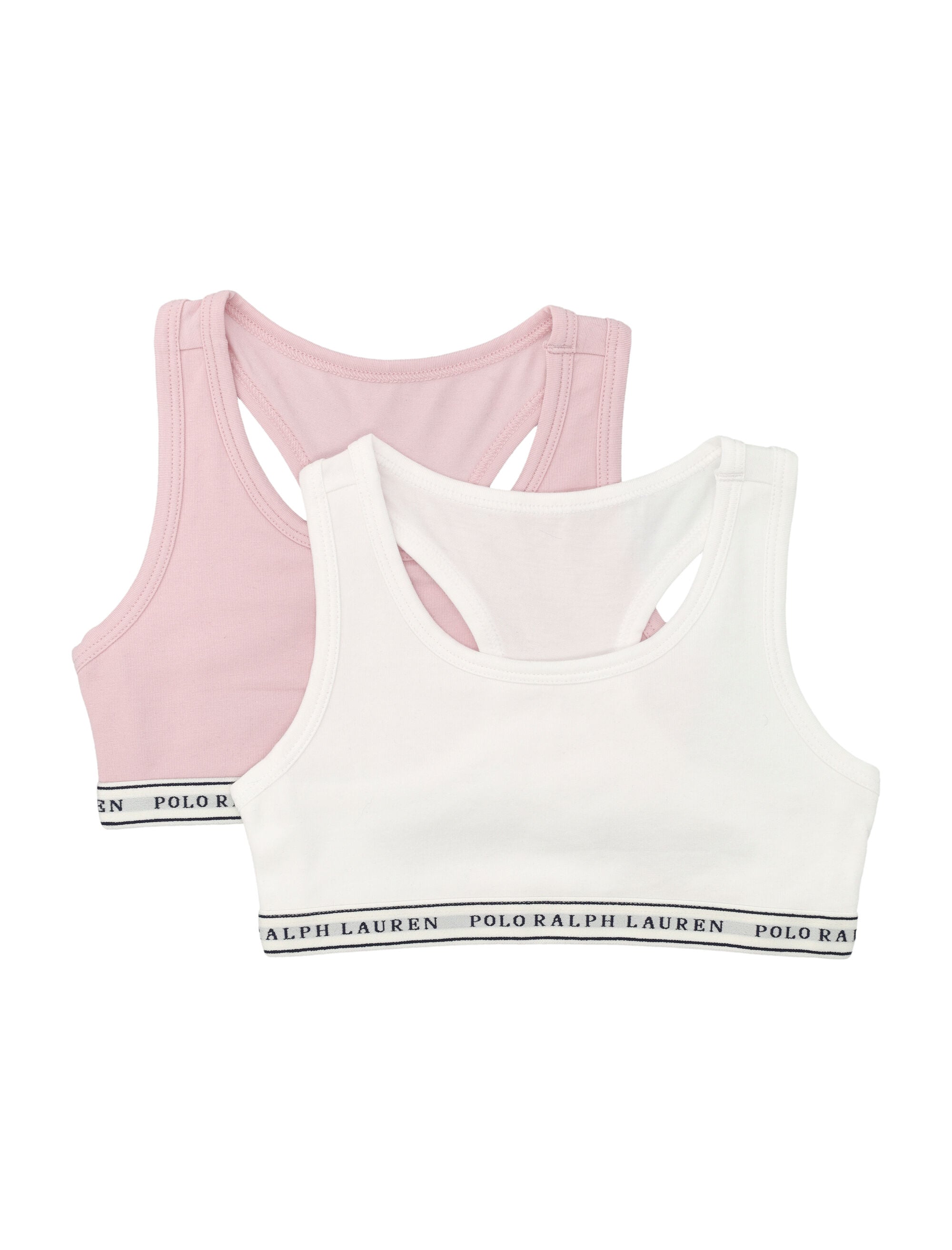Polo Ralph Lauren Girls Underwear Tops White/pink Cotton