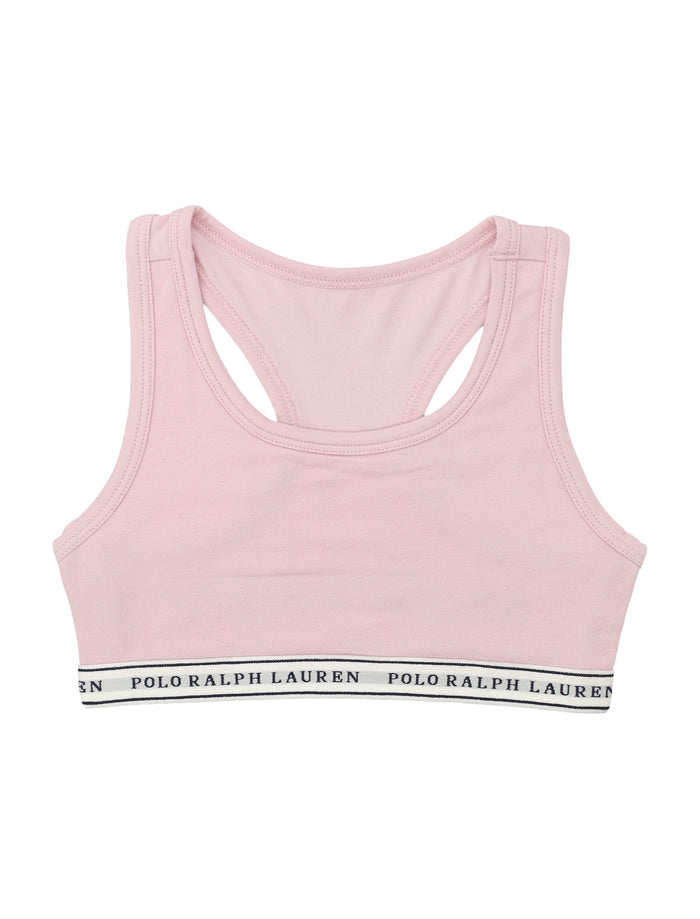 Polo Ralph Lauren Girls Underwear Tops White/pink Cotton