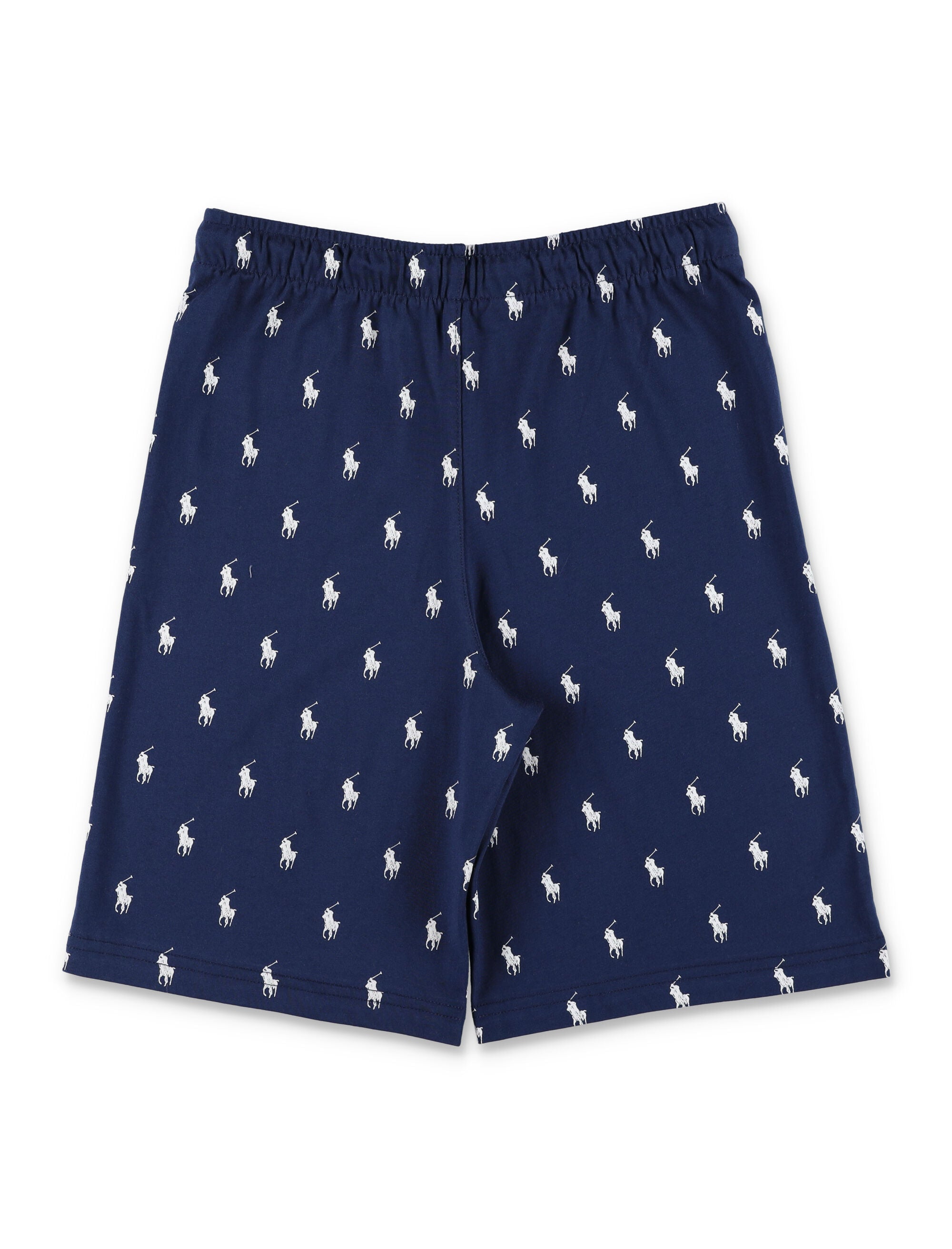 Polo Ralph Lauren Kids Pony Pajamas Navy Cotton Set