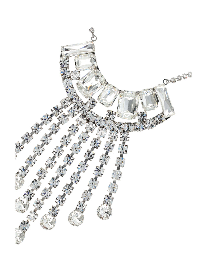 Dries Van Noten strass necklace Silver Bramiess