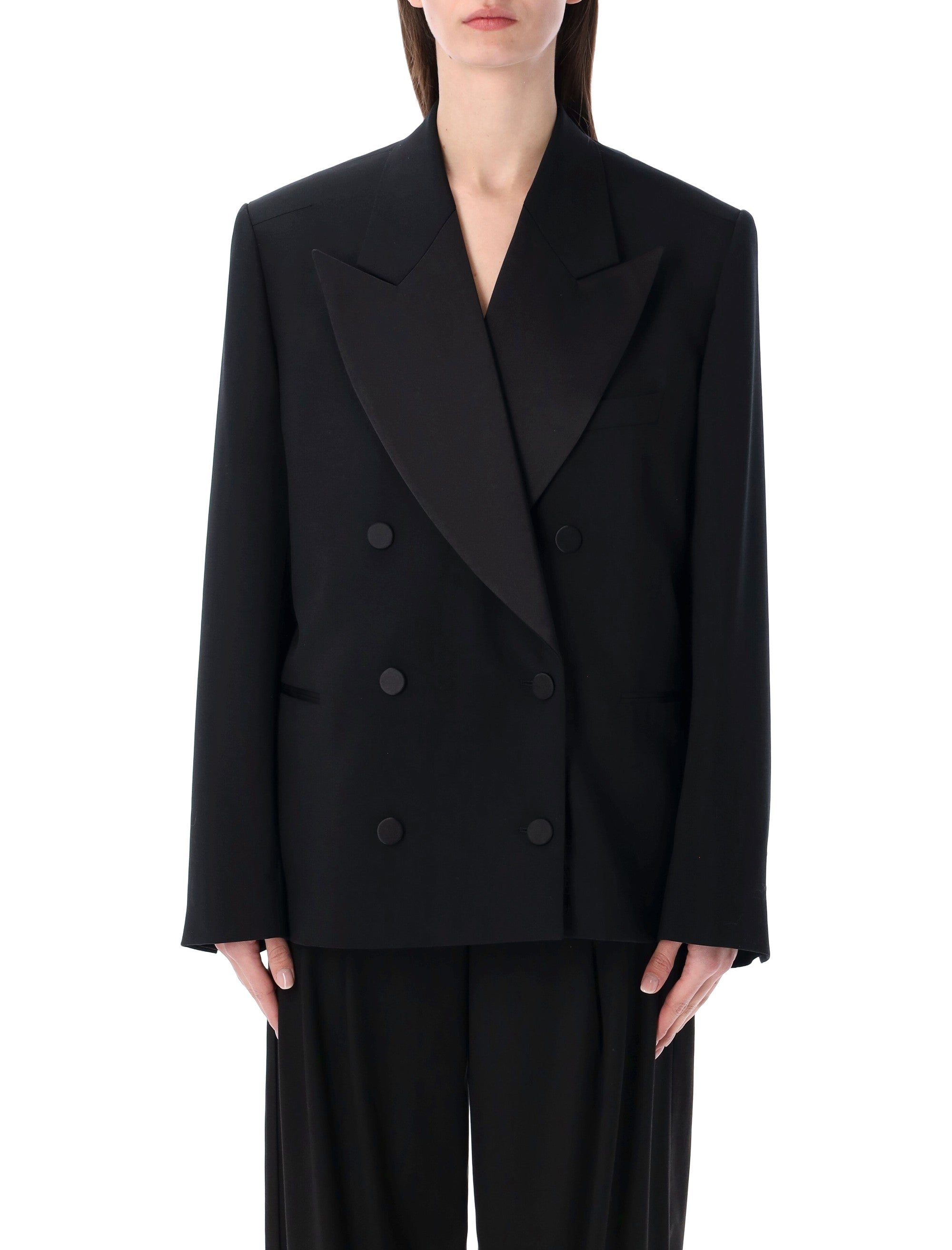 Dries Van Noten Bosea tuxedo jacket Black Wool Blazer