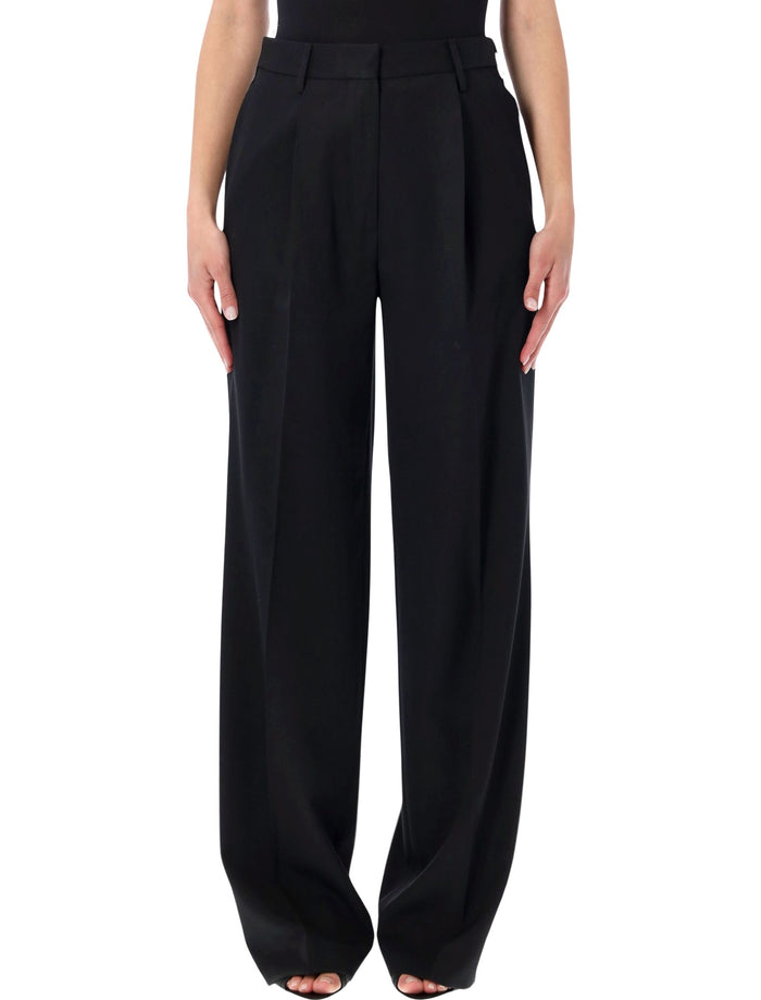 Dries Van Noten Tailored Wool Pants Black