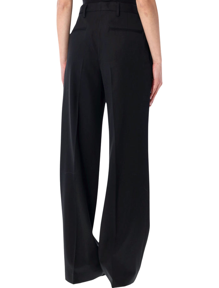 Dries Van Noten Tailored Wool Pants Black