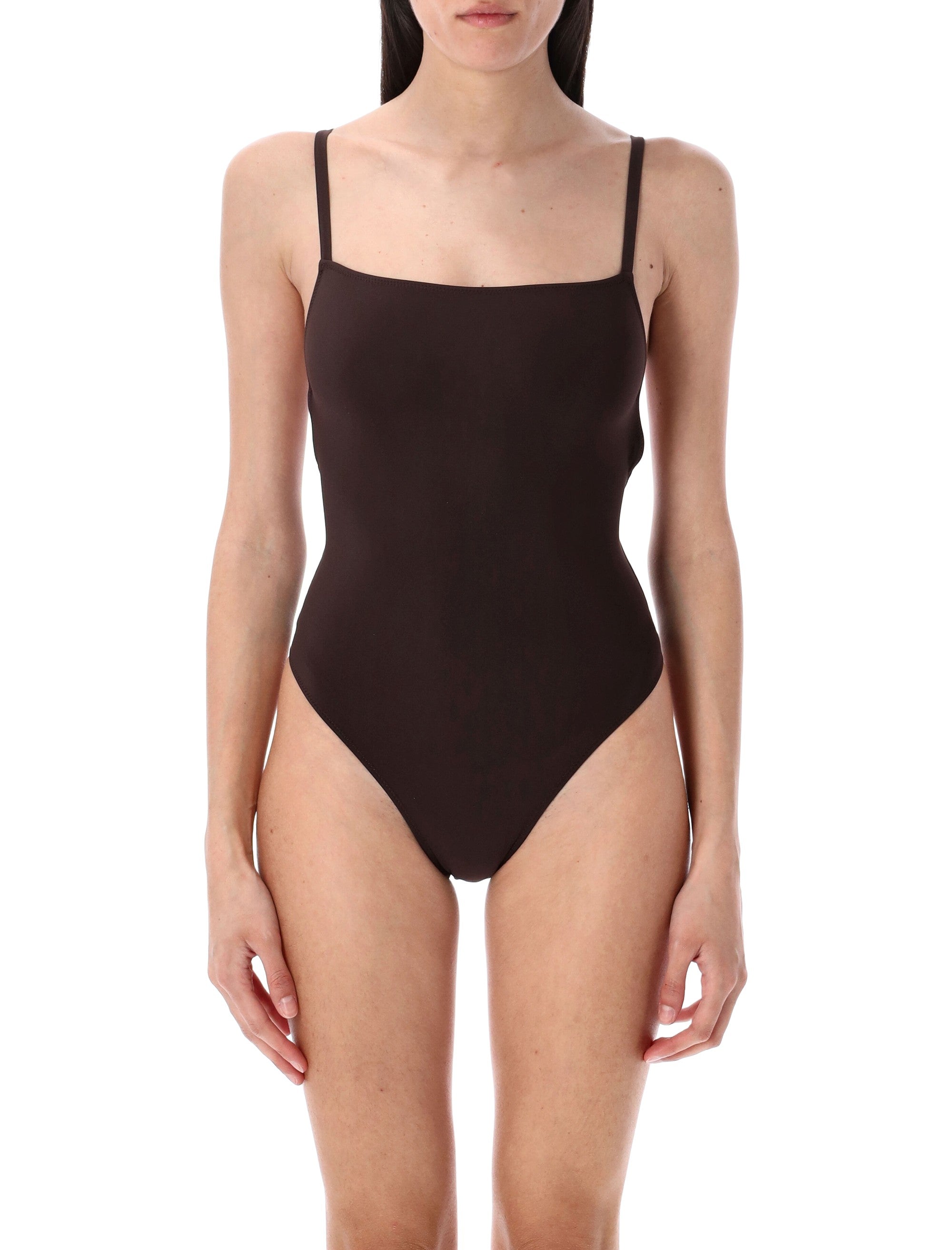 Lido Tre One-Piece Brown Polyamide Swimwear
