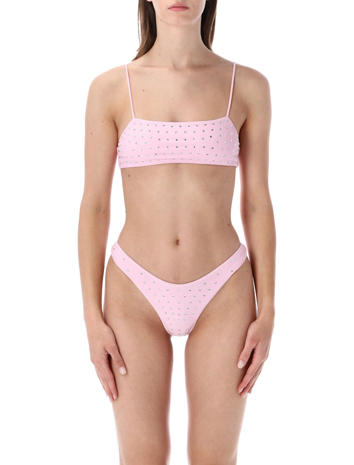 Swim By Di Crystal Bikini Baby Pink Polyamid