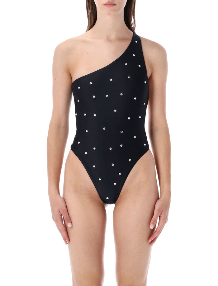 Swim By Di Sugar Baby Crystal Swimsuit Black Polyamid Swimwear