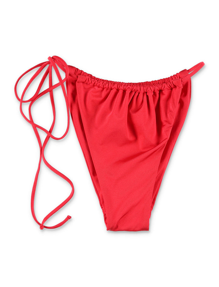 Belamer Tina Brazilian Bikini Bottom Red Recycled Polyamide Swimwear