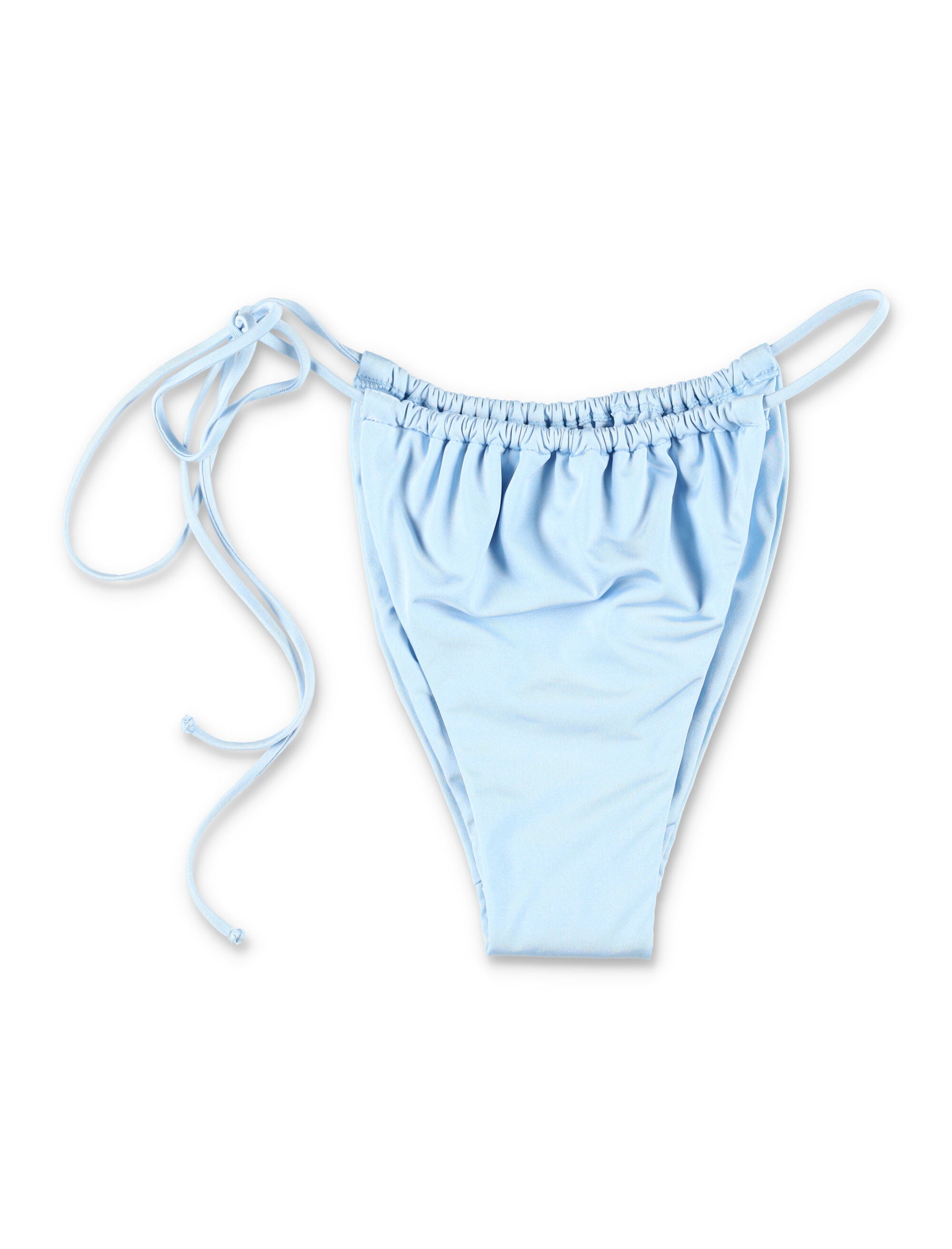 Belamer Tina Brazilian Bikini Bottom Ice Blue Recycled Polyamide Swimwear