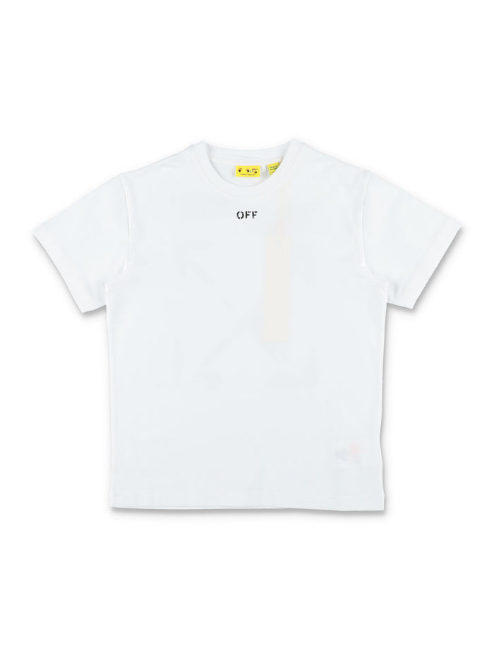 Off-White Kids Arrow Paint T-Shirt Cotton