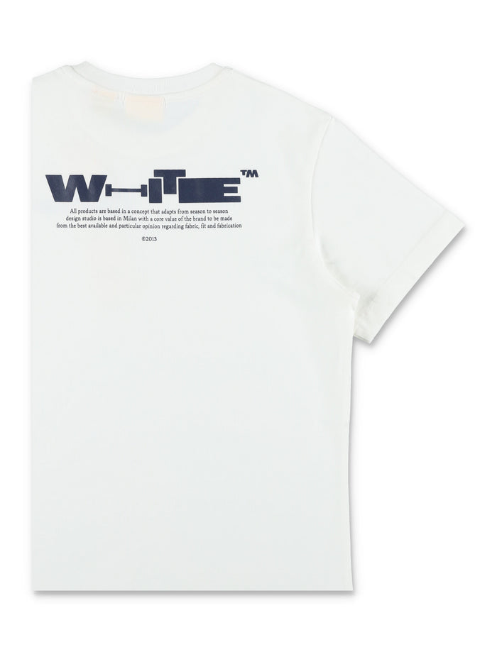 Off-White Kids Type Cotton T-Shirt