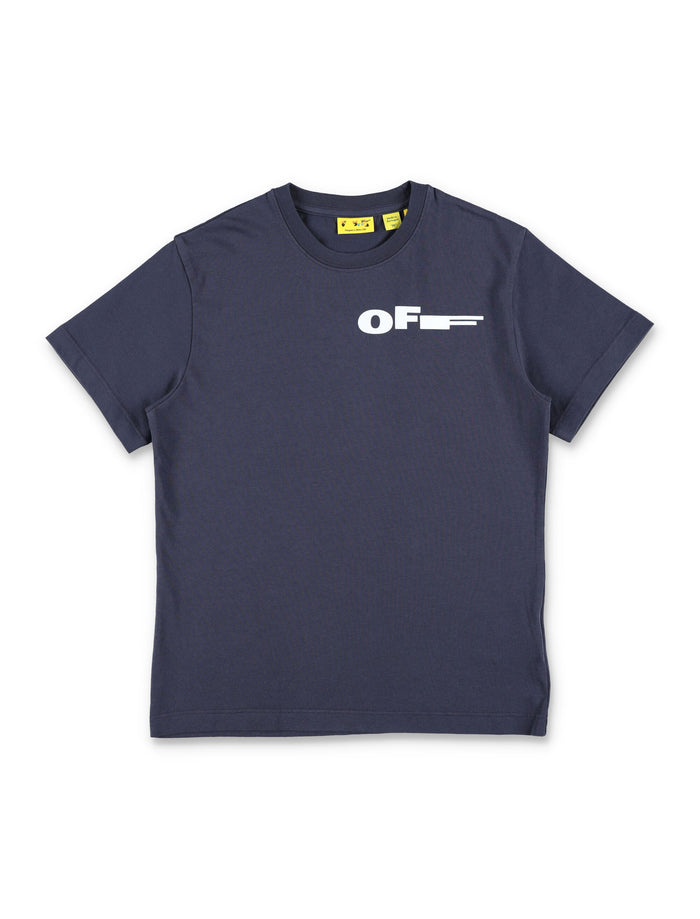 Off-White Kids Type Cotton T-Shirt Seaborne