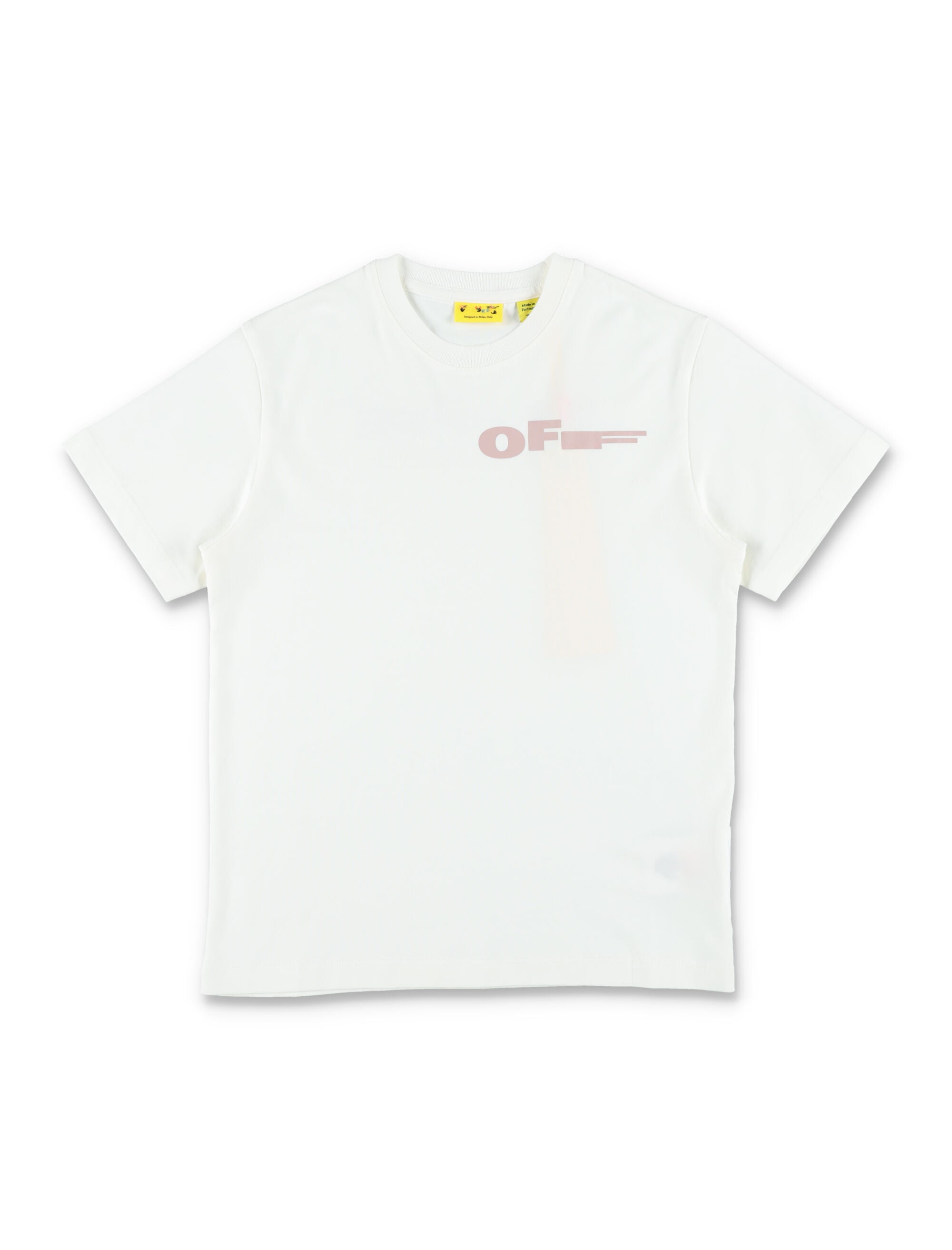 Off-White Kids Type White Cotton T-Shirt