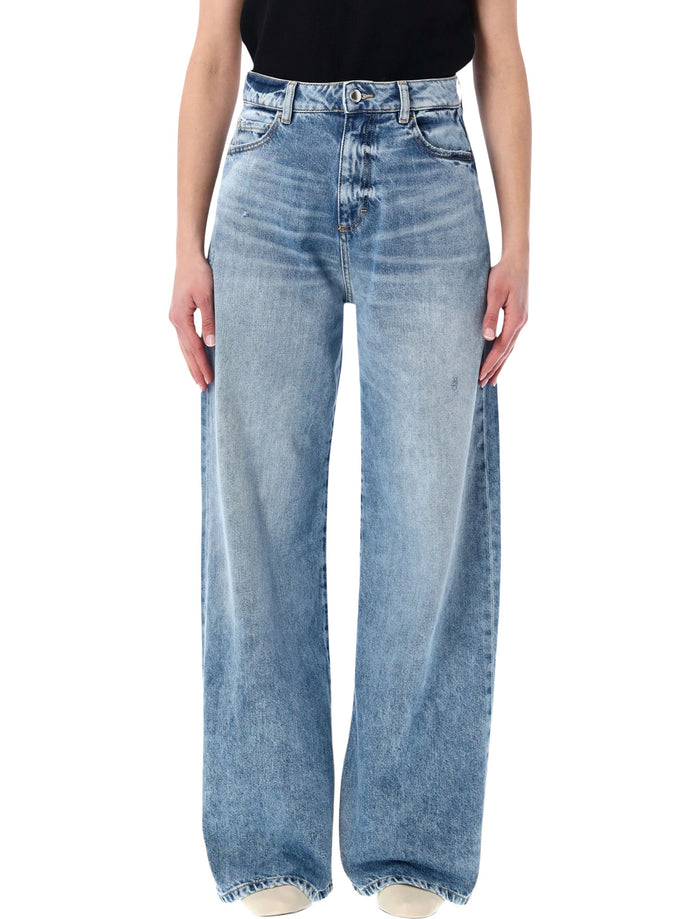 Icon Denim Debby Wide Leg Jeans River Cotton