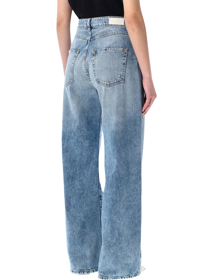Icon Denim Debby Wide Leg Jeans River Cotton