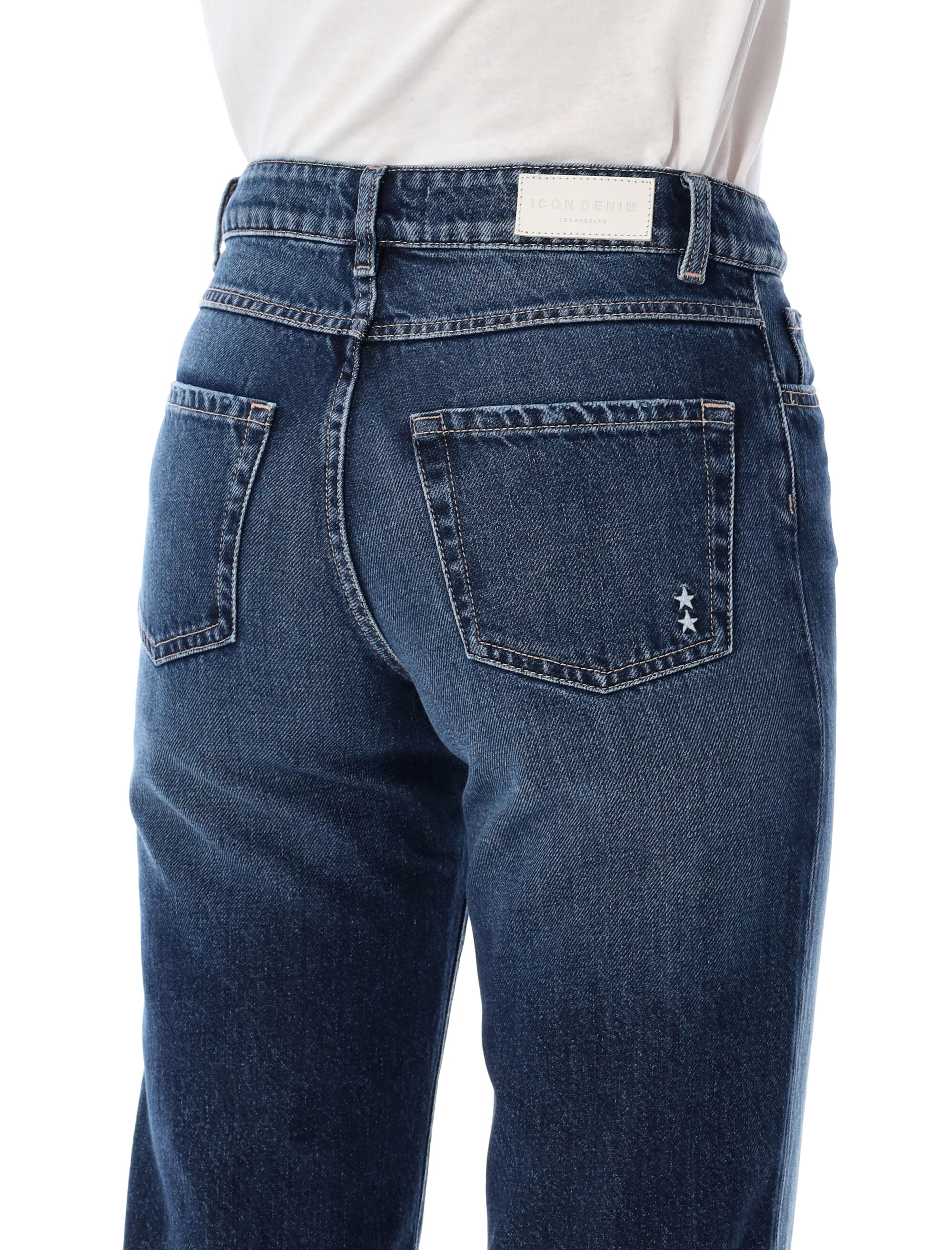 Icon Denim Didy straight leg jeans Deep Blue Cotton