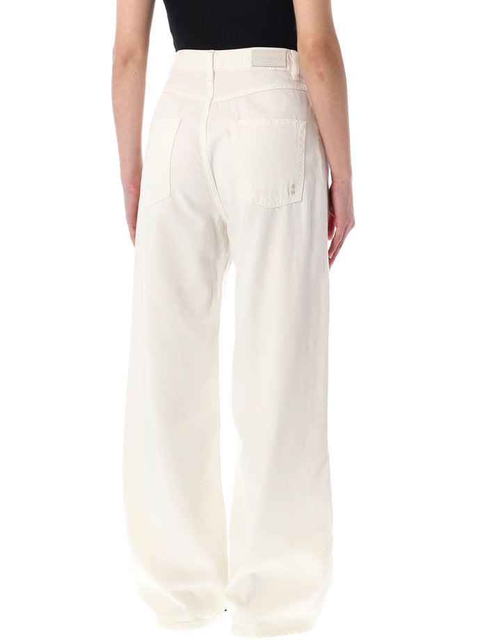 Icon denim Poppy wide leg jeans White Lyocel