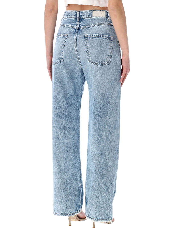 Icon Denim Poppy Eco Wide-Leg Jeans Arid Blue Organic Cotton