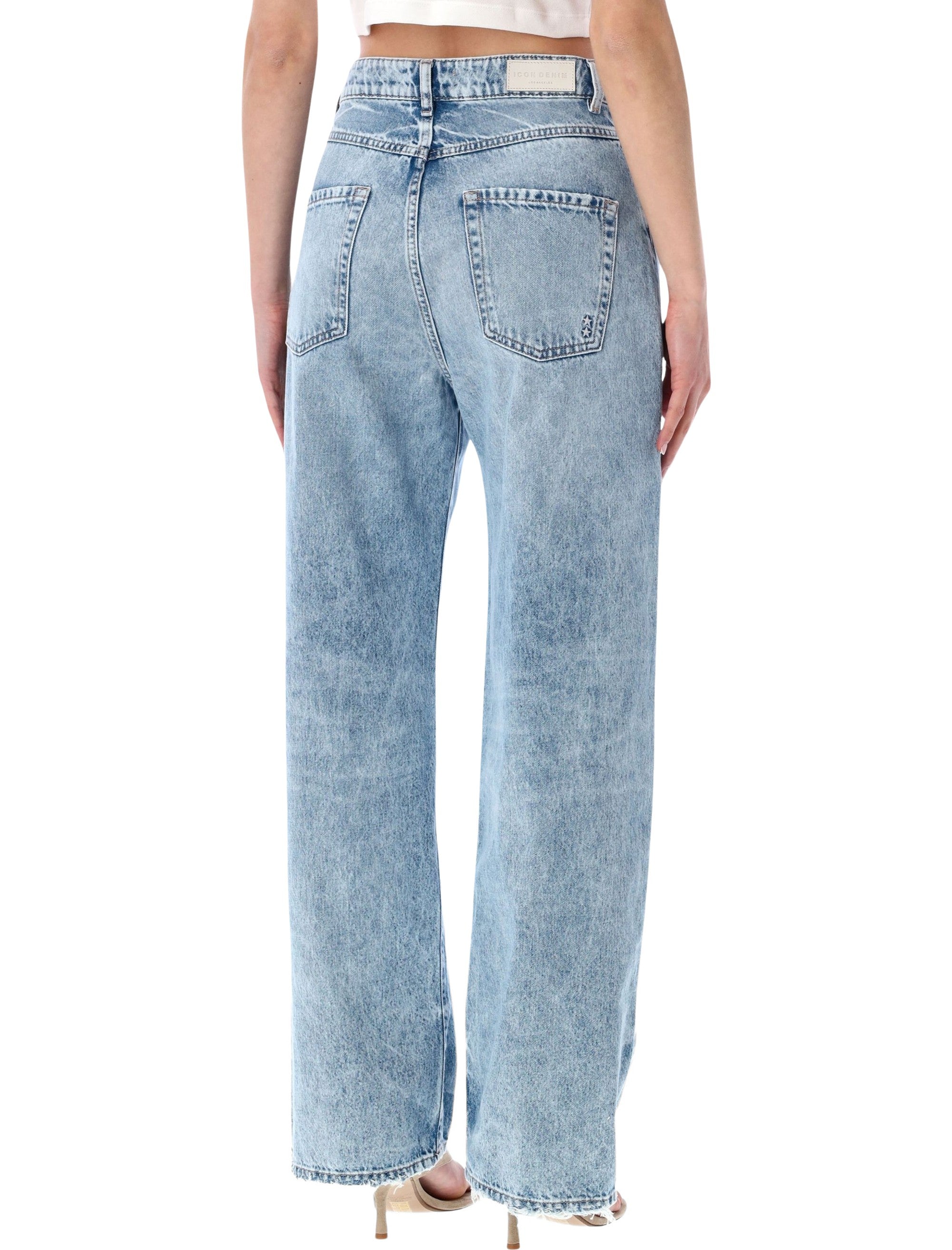 Icon Denim Poppy Eco Wide-Leg Jeans Arid Blue Organic Cotton