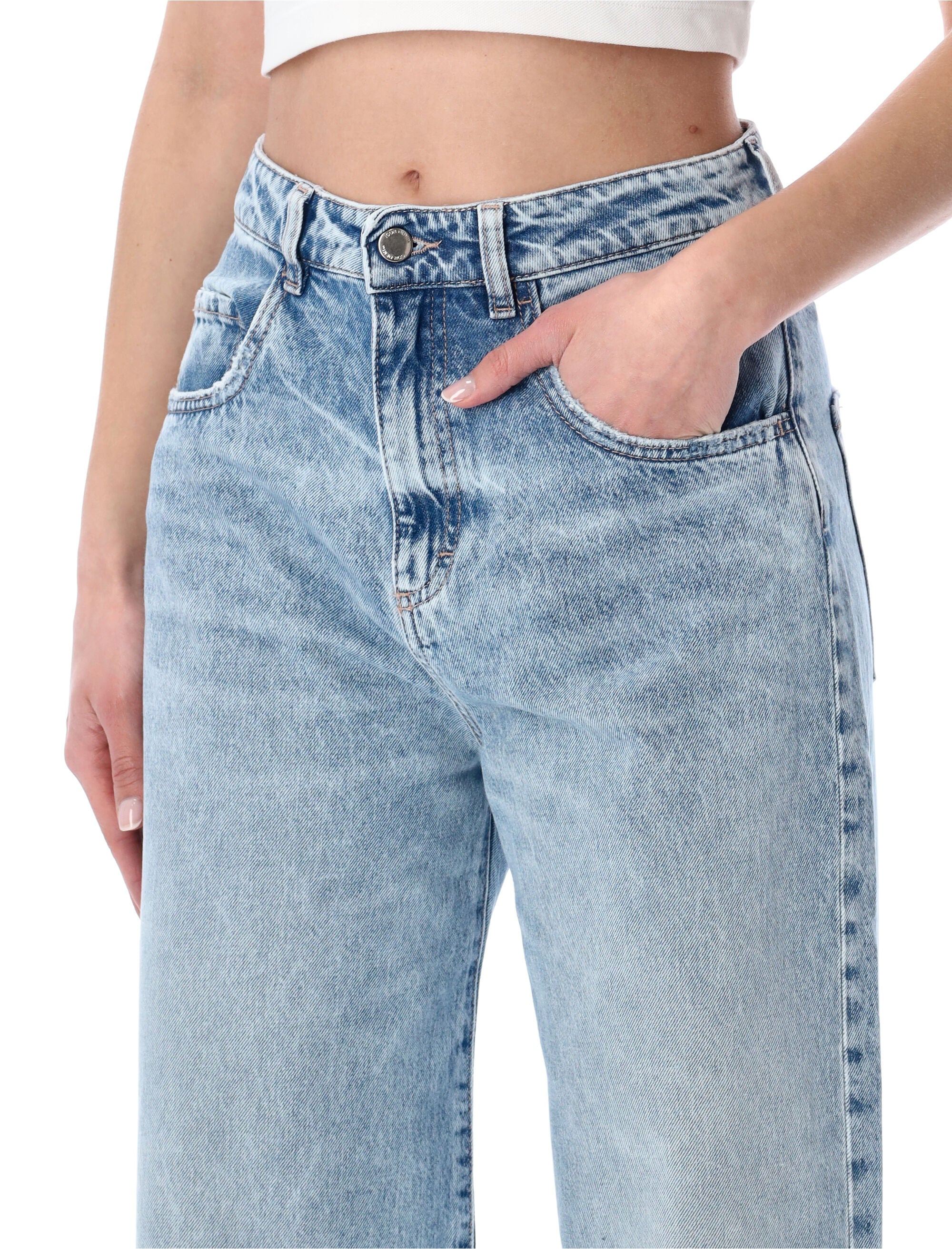 Icon Denim Poppy Eco Wide-Leg Jeans Arid Blue Organic Cotton
