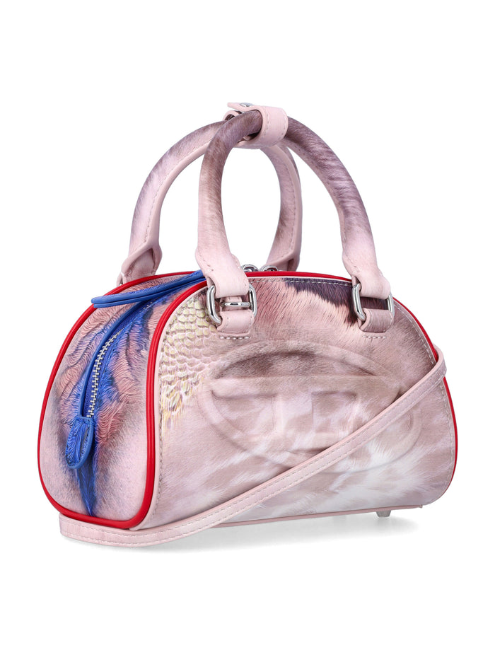 Diesel 1DR Dome crossbody bag Rose Mix Polyurethane Shoulder