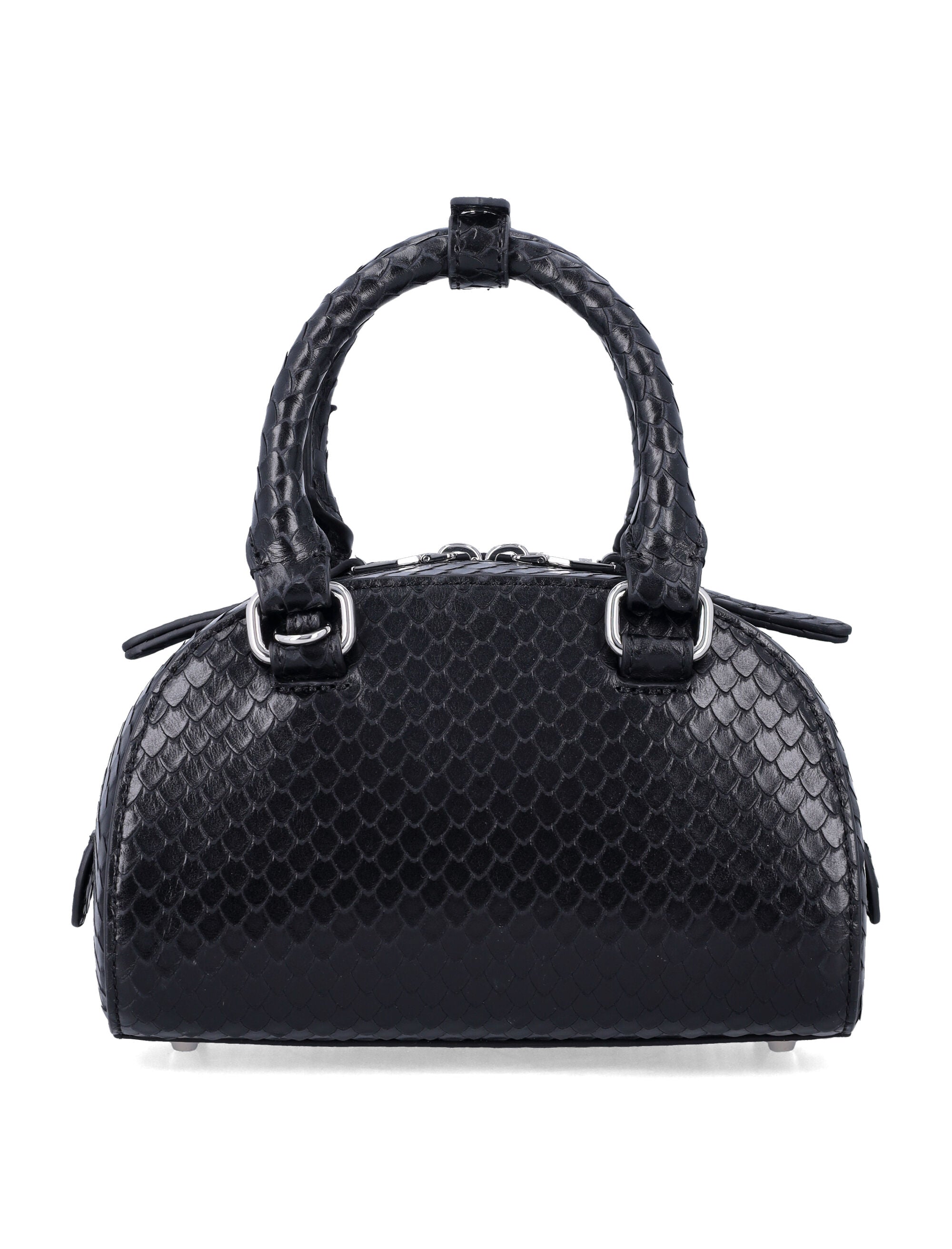 Diesel 1DR Dome mini crossbody bag Black Bovine Leather Shoulder