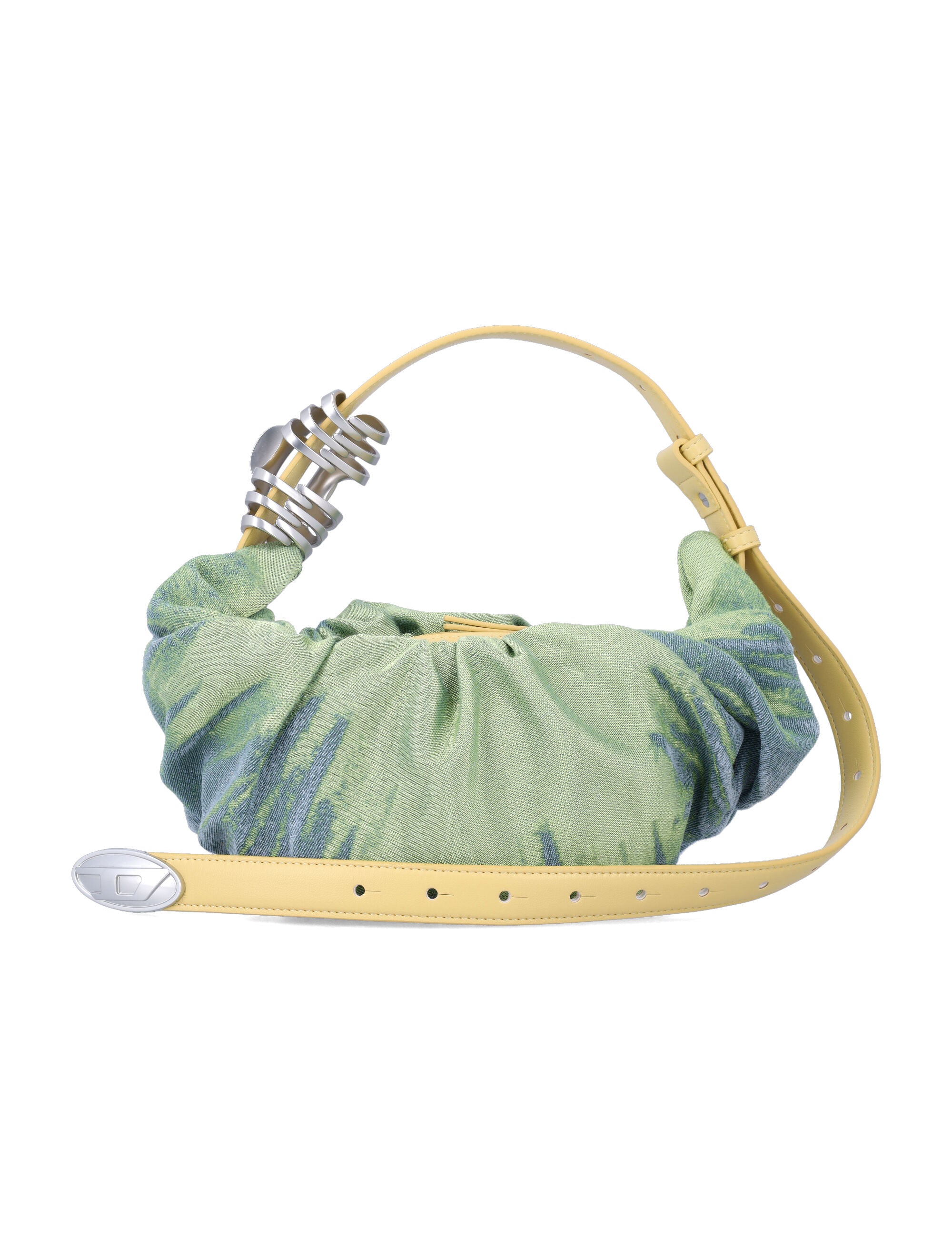 Diesel Grab-D Hobo S shoulder bag Green Mix Cotton